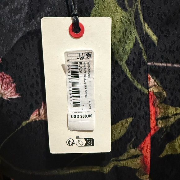 Ted Barker Mini Puff Sleeve Tea Dress - Picture 4 of 4